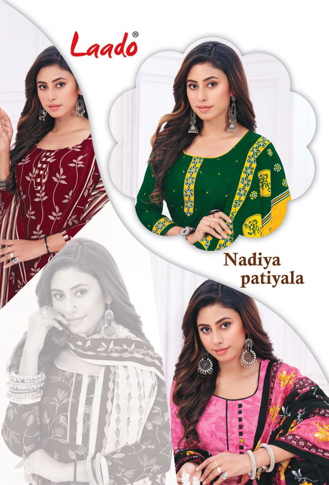 Nadiya Patiyala Vol 9 By Laado Heavy Pure Cotton Dress Material Wholesale Market In Surat